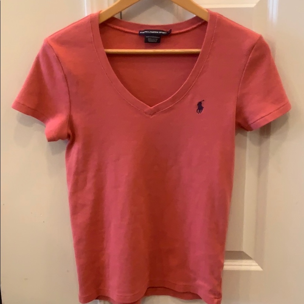 Ralph Lauren Coral V Tee